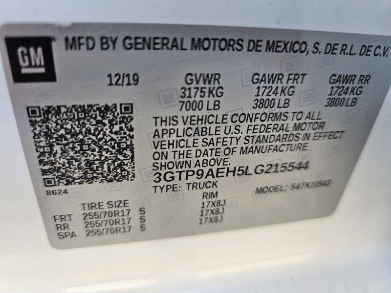 2020 GMC Sierra 1500