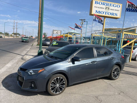 2015 Toyota Corolla for sale at Borrego Motors in El Paso TX