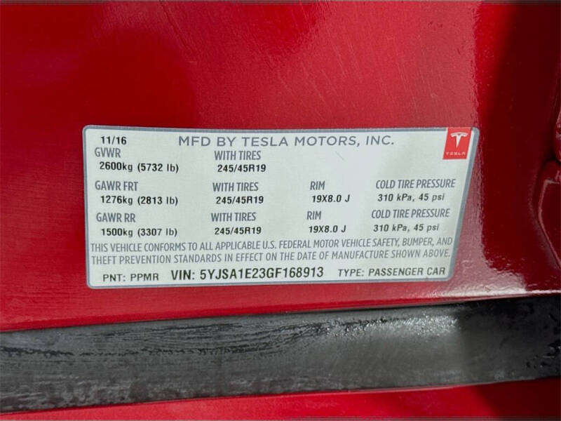 2016 Tesla Model S 75D