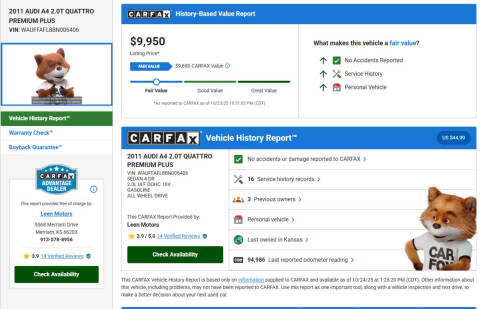 2011 Audi A4 2.0T quattro Premium Plus