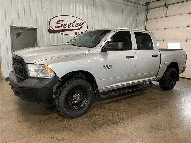 Silver 2015 Ram 1500 Express 4x4 Express 4dr Crew Cab 5.5 ft. SB Pickup 1