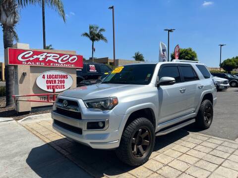 2015 Toyota 4Runner for sale at CARCO SALES & FINANCE in Chula Vista CA