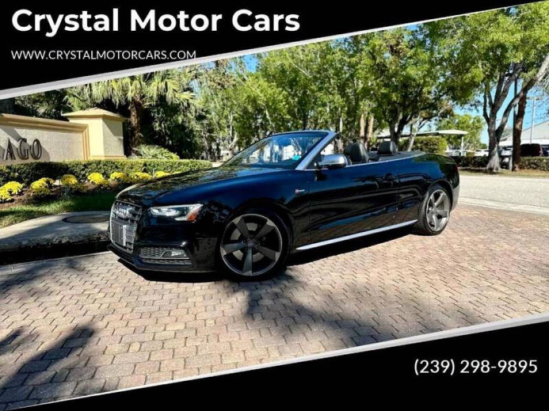 2015 Audi S5 for sale at Crystal Motor Cars in Fort Myers FL