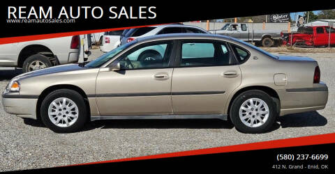 2003 Chevrolet Impala for sale at REAM AUTO SALES in Enid OK