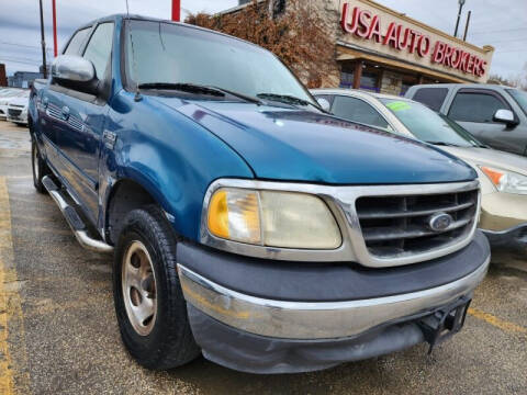 2001 Ford F-150 for sale at USA Auto Brokers in Houston TX
