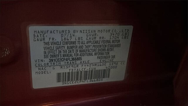 2015 Nissan Versa Note S