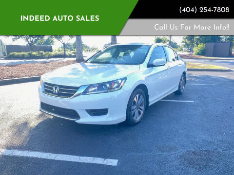 2013 Honda Accord for sale at Indeed Auto Sales in Lawrenceville GA