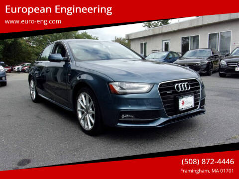 2015 Audi A4 for sale at European Engineering in Framingham MA