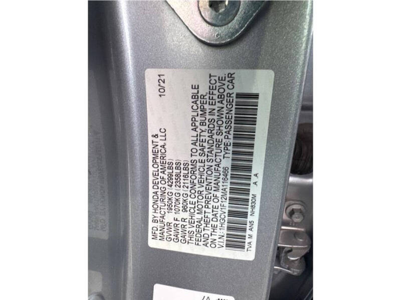 2021 Honda Accord LX