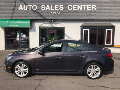 2015 Chevrolet Cruze for sale at Auto Sales Center Inc in Holyoke MA