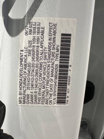 2021 Honda Pilot EX-L