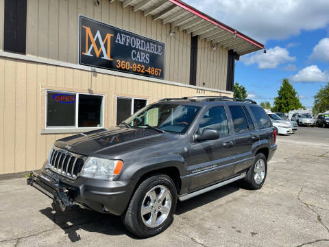 2004 Jeep Grand Cherokee for sale at M & A Affordable Cars in Vancouver WA