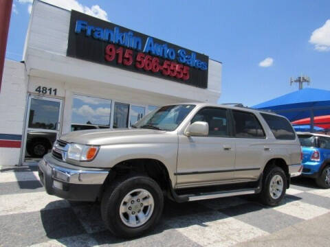 2002 Toyota 4Runner for sale at Franklin Auto Sales in El Paso TX