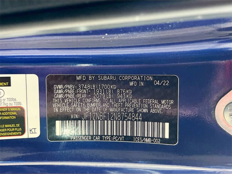 2022 Toyota GR86 Premium