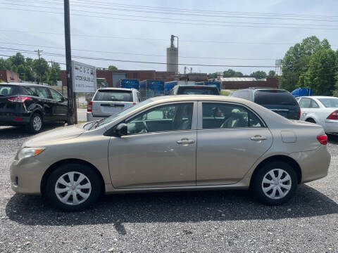 2009 Toyota Corolla for sale at C&C Motor Sales LLC in Hudson NC