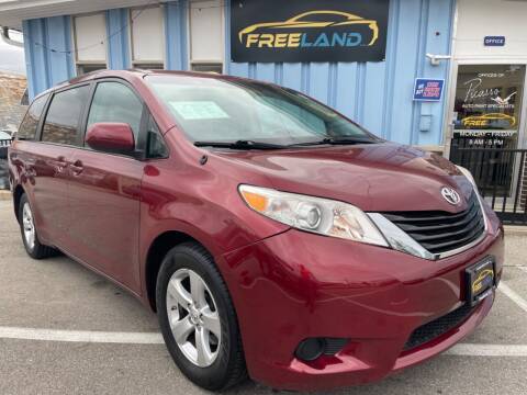 2014 Toyota Sienna for sale at Freeland LLC in Waukesha WI