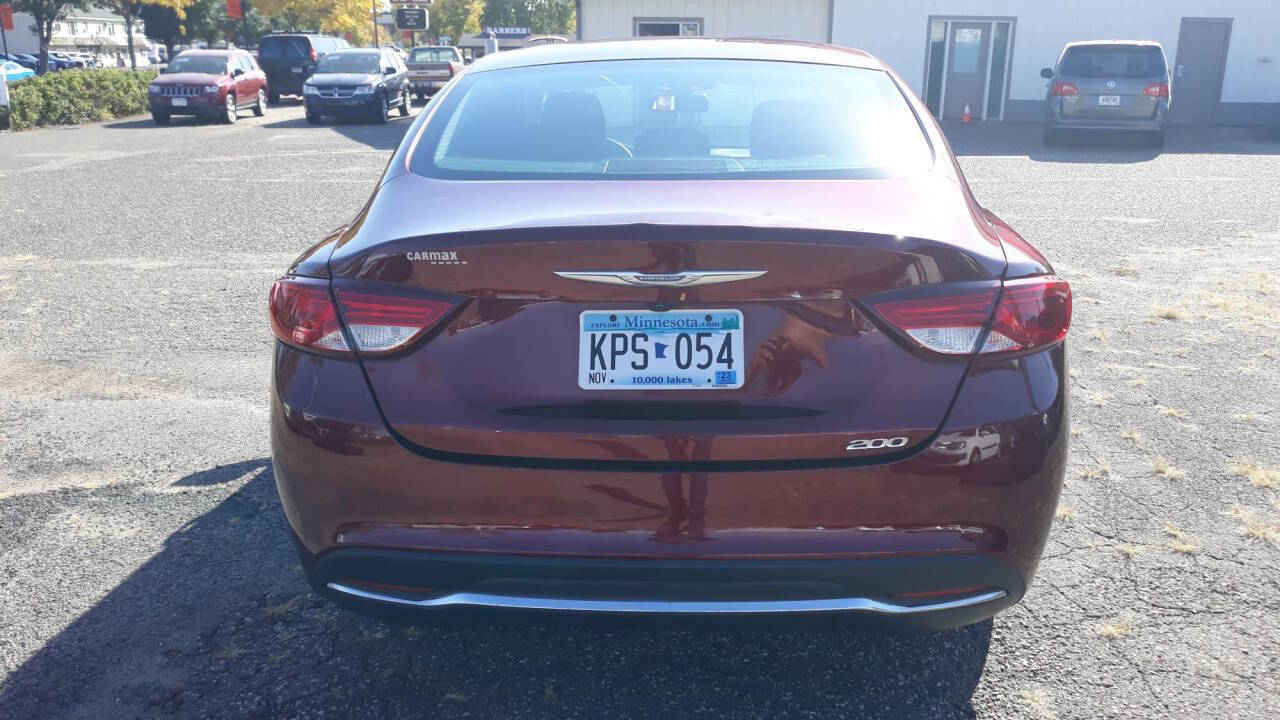 2016 Chrysler 200 for sale at CHRISTIAN AUTO SALES in Anoka, MN