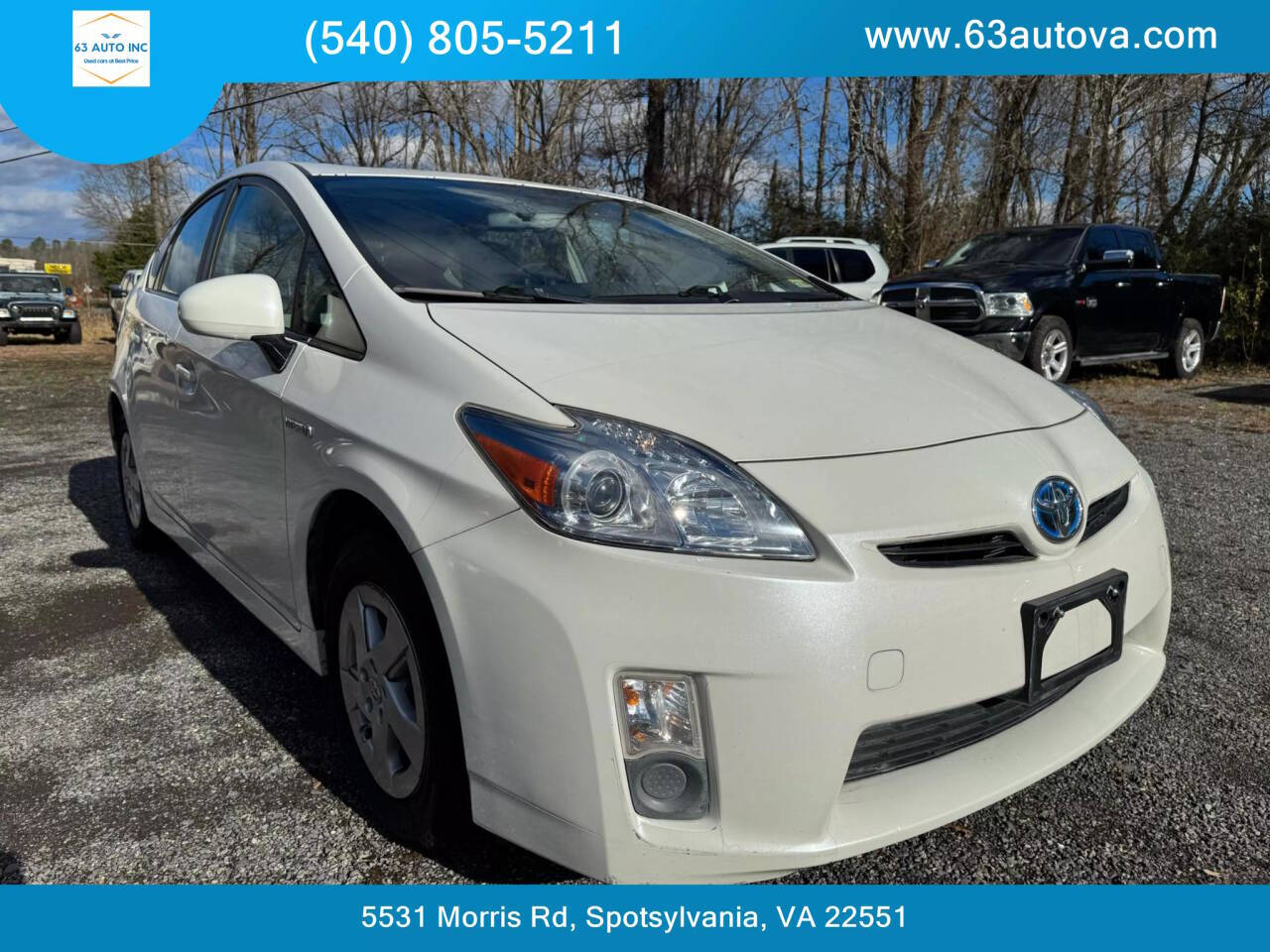 2010 Toyota Prius for sale at 63 Auto Inc in Spotsylvania, VA