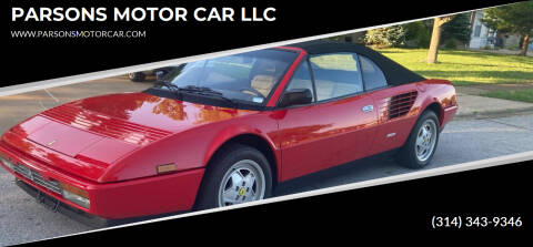 1987 Ferrari Mondial Cabriolet for sale at PARSONS MOTOR CAR LLC in Hillsboro MO