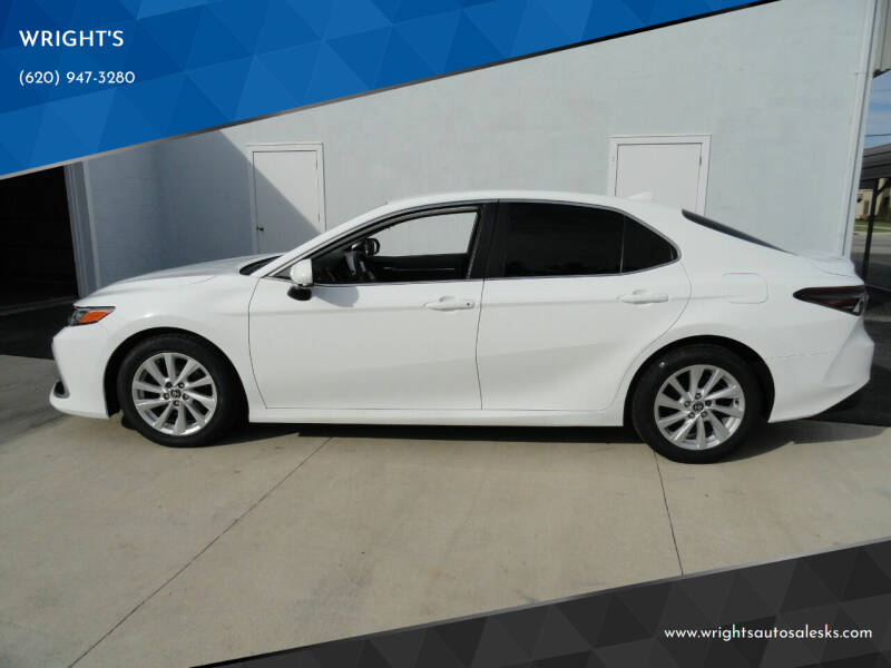 2021 Toyota Camry for sale at WRIGHT'S in Hillsboro KS