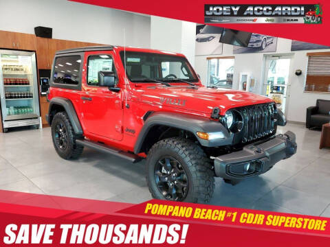 2023 Jeep Wrangler for sale at PHIL SMITH AUTOMOTIVE GROUP - Joey Accardi Chrysler Dodge Jeep Ram in Pompano Beach FL