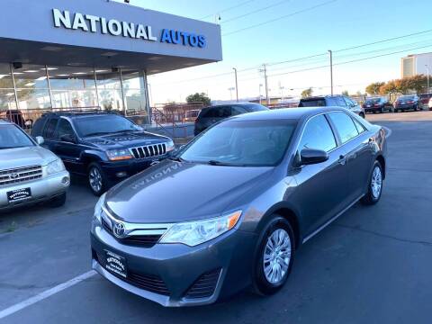 2013 Toyota Camry for sale at National Autos Sales in Sacramento CA