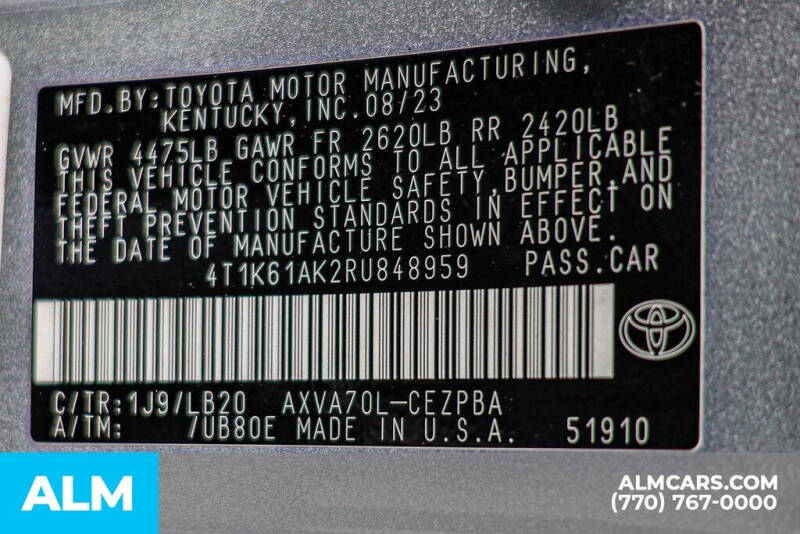 2024 Toyota Camry XSE