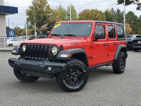 2021 Jeep Wrangler Unlimited for sale at Southern Auto Solutions - Acura Carland in Marietta GA