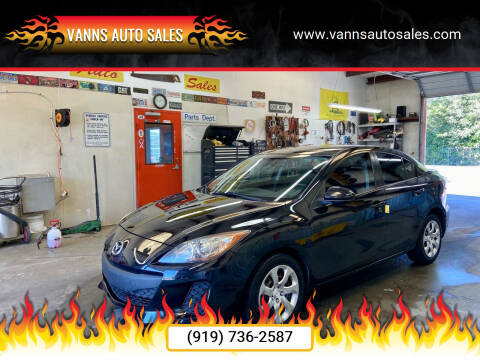 2013 Mazda MAZDA3 for sale at Vanns Auto Sales in Goldsboro NC