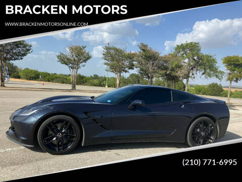 2015 Chevrolet Corvette for sale at BRACKEN MOTORS in San Antonio TX