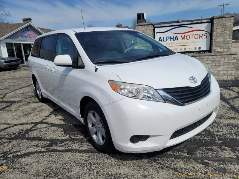 2012 Toyota Sienna for sale at Alpha Motors in New Berlin WI