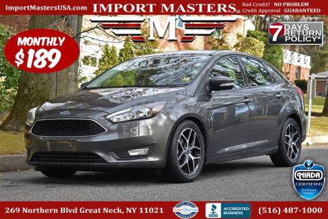 2018 Ford Focus for sale at Import Masters in Great Neck NY