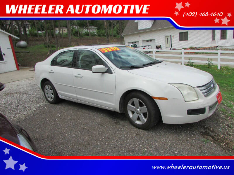 2008 Ford Fusion for sale at WHEELER AUTOMOTIVE in Fort Calhoun NE