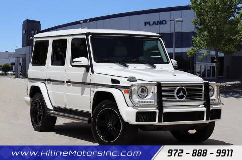 2017 Mercedes-Benz G-Class for sale at HILINE MOTORS in Plano TX