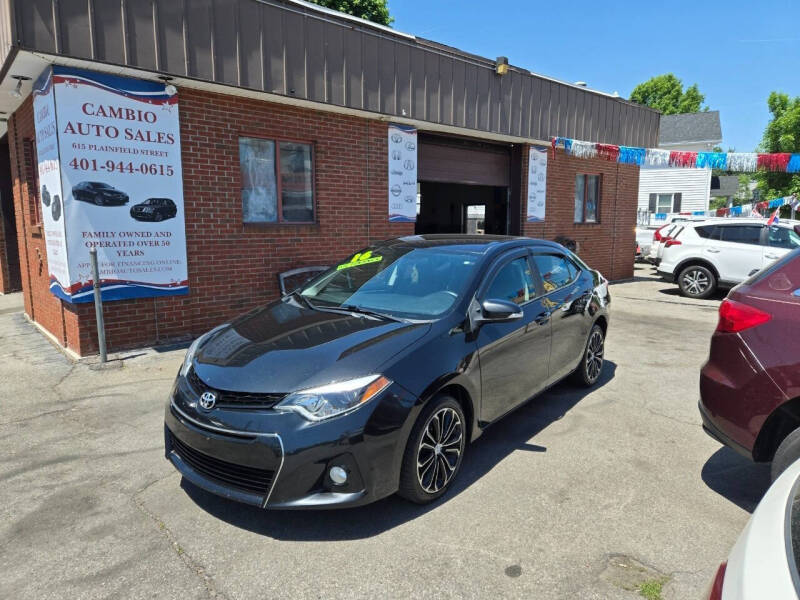 2016 Toyota Corolla S Plus
