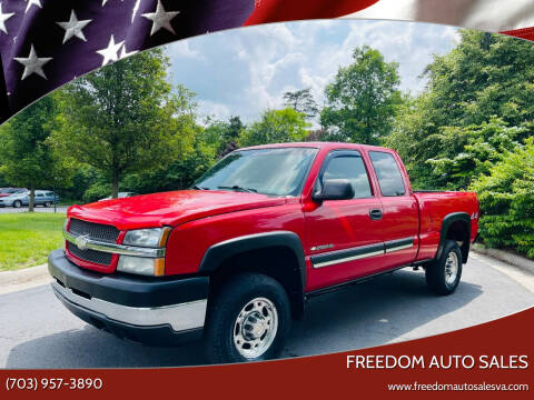 2003 Chevrolet Silverado 2500HD for sale at Freedom Auto Sales in Chantilly VA