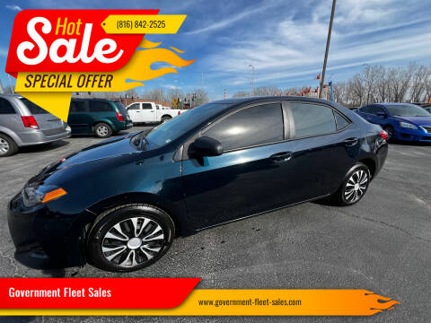 2019 Toyota Corolla for sale at Government Fleet Sales in Kansas City MO