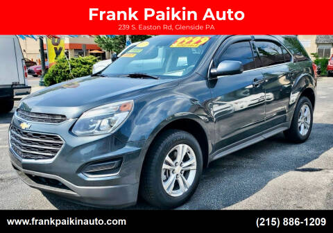 2017 Chevrolet Equinox for sale at Frank Paikin Auto in Glenside PA