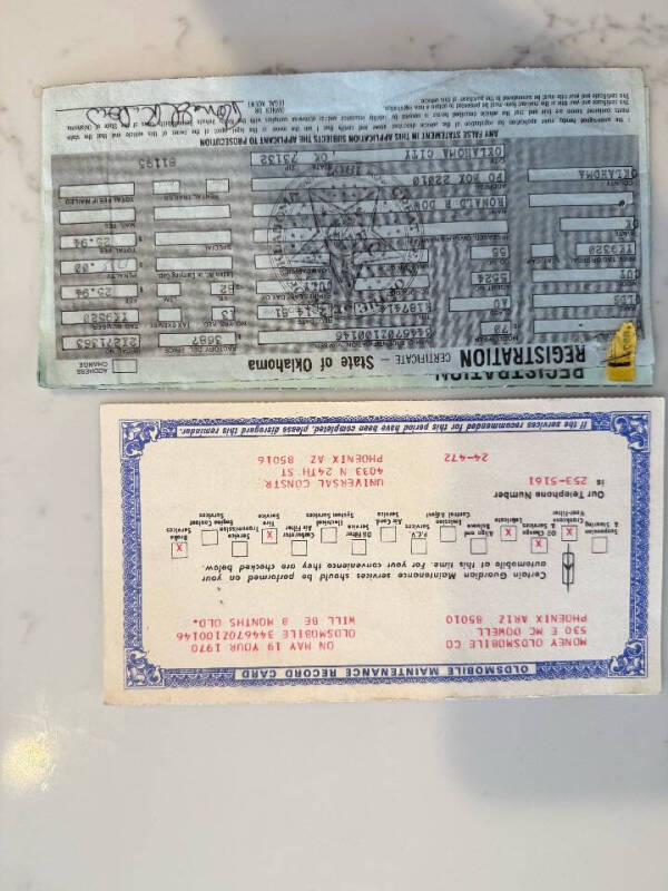 1970 Oldsmobile Convertible 442