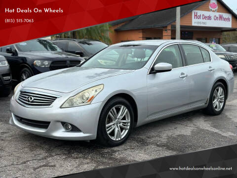 2012 Infiniti G37 Sedan for sale at Hot Deals On Wheels in Tampa FL