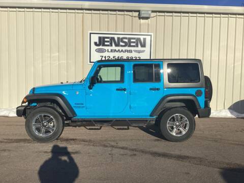 2017 Jeep Wrangler Unlimited for sale at Jensen's Dealerships in Sioux City IA