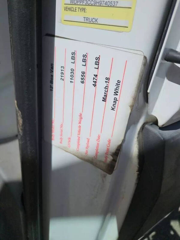 2017 Freightliner Sprinter 3500XD