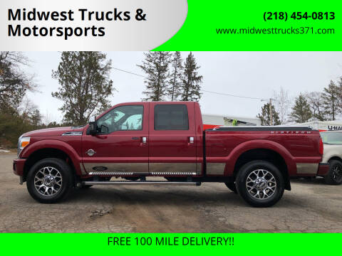 2014 Ford F-350 Super Duty for sale at Midwest Trucks & Motorsports in Merrifield MN