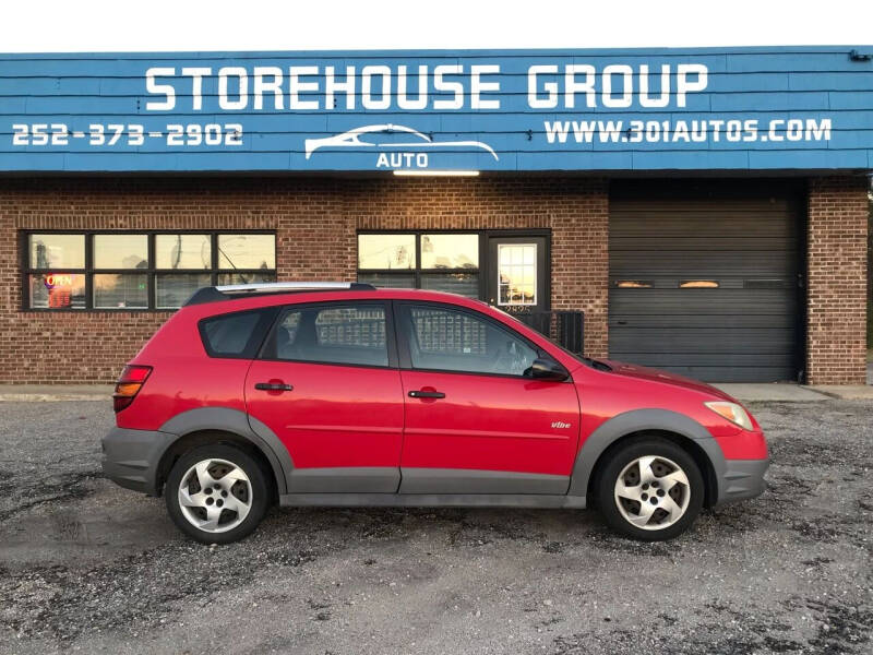 2005 Pontiac Vibe for sale at Storehouse Group in Wilson NC