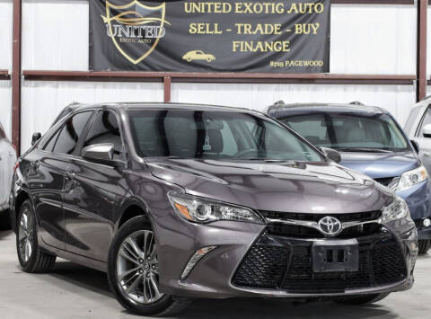 2016 Toyota Camry for sale at United Exotic Auto in Houston TX