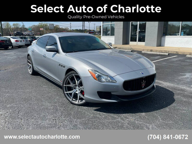 2014 Maserati Quattroporte for sale at Select Auto of Charlotte in Matthews NC
