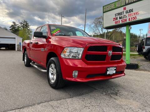 2017 RAM 1500 for sale at Giguere Auto Wholesalers in Tilton NH