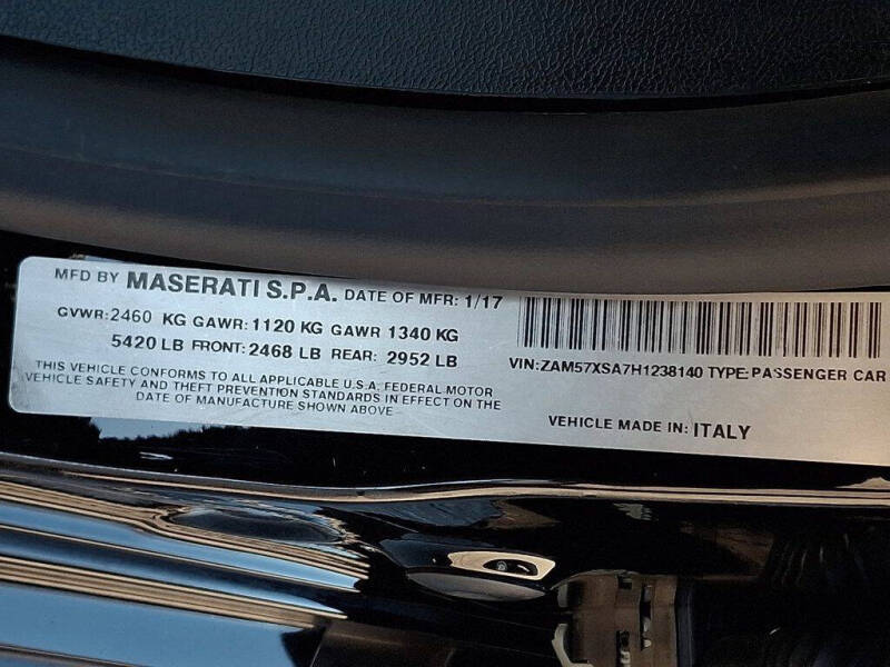 2017 Maserati Ghibli