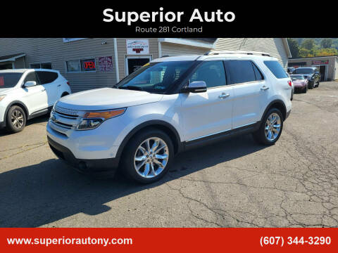 2014 Ford Explorer for sale at Superior Auto in Cortland NY