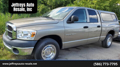 2007 Dodge Ram Pickup 1500 for sale at Jeffreys Auto Resale, Inc in Clinton Township MI